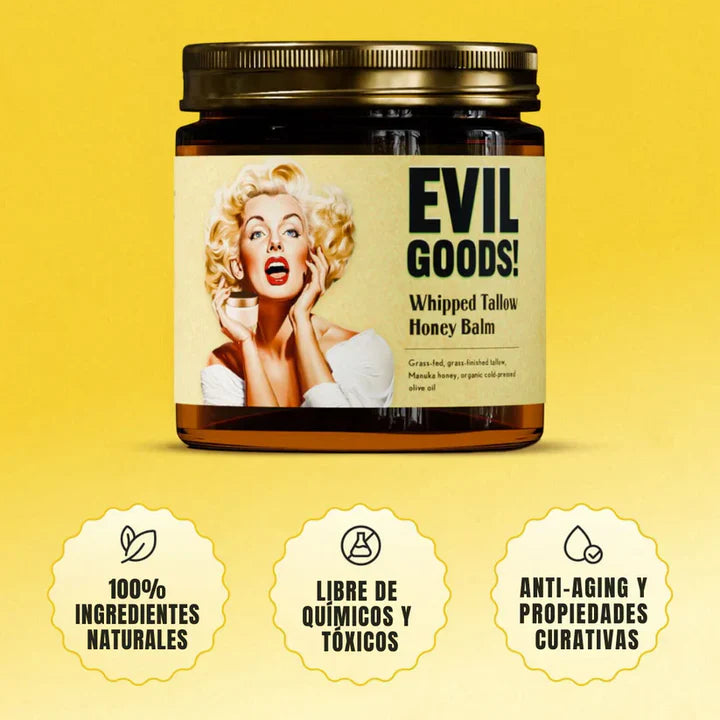 COMPRA 1 LLÉVATE 2 - EVIL GOODS - ¡Reduce arrugas. Elimina acné. Mejora tu piel! - 50% OFF