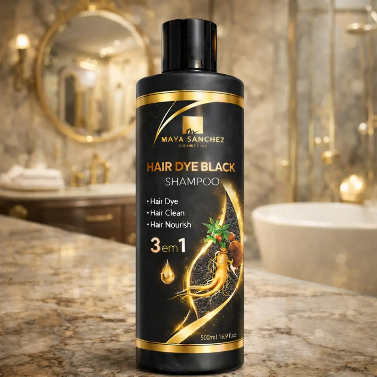 EL ÚNICO 3 EN 1 - Limpia, Alisa y Colorea el Cabello - HAIR DYE 500ml - SOLO HOY 40%OFF