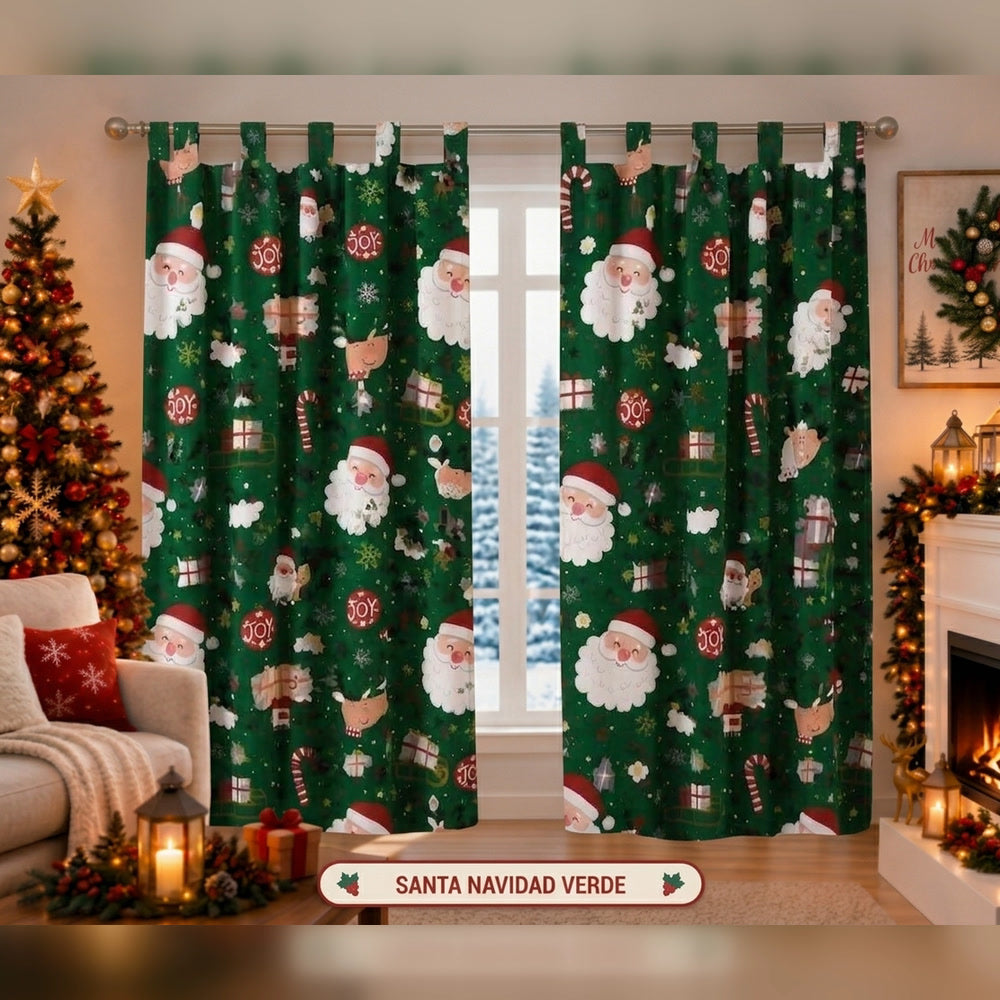Cortina Merry Christmas Lunara Surtida