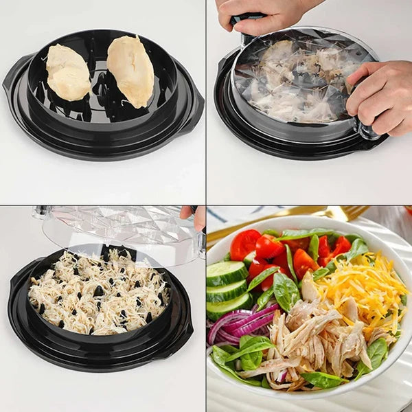 Desmechador manual - Desmenuza pollo y carne en segundos sin quemarte las manos