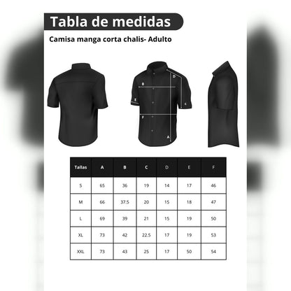 Camisa Manga Corta Cuello Neru Chalis