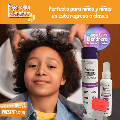 Anti piojos Kit con Peine