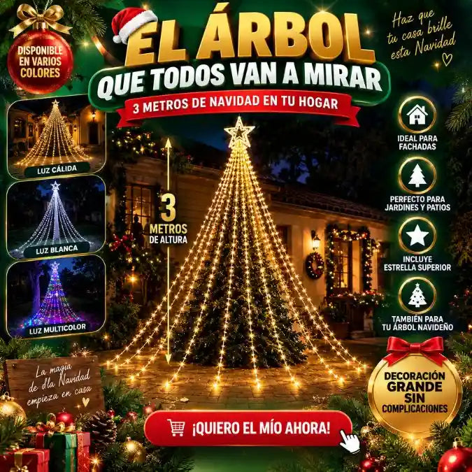 Extensión de Luces Forma de Árbol 3M - LA SEGUNDA UNIDAD POR SOLO + $76.000