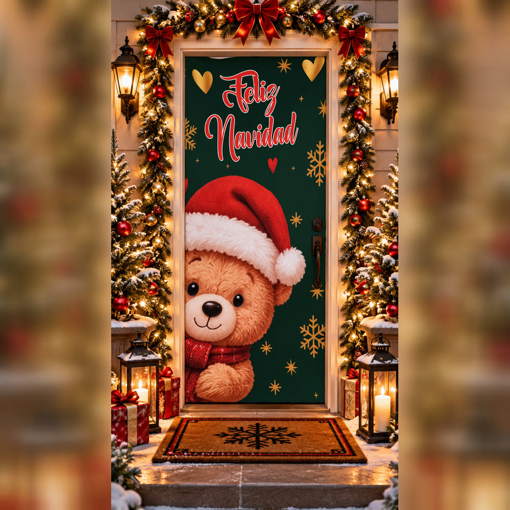 Fundas navideñas para puertas