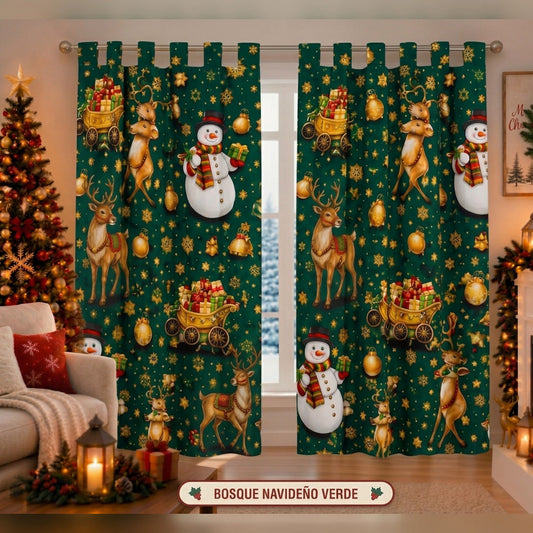 Cortina Merry Christmas Lunara Surtida