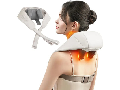 Masajeador De Cuello Y Espalda Inalambrico Relajante - DISFRUTA DE UN MASAJE RELAJANTE EN CASA