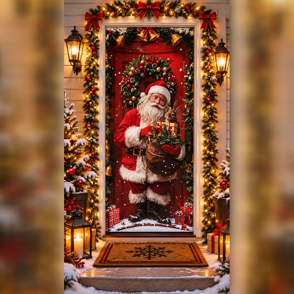 Fundas navideñas para puertas