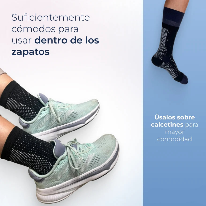 Medias De Compresión - Obtén Alivio Instantáneo De Pies Hinchados Y Adoloridos