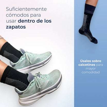 Medias De Compresión - Obtén Alivio Instantáneo De Pies Hinchados Y Adoloridos