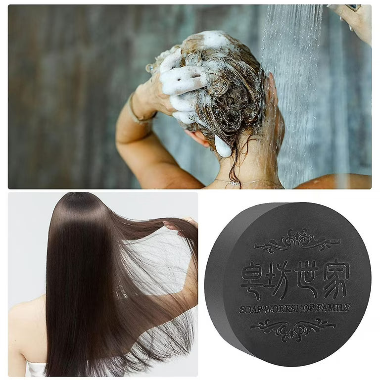 Shampoo en Barra Extracto de Polygonum - RESTAURA 100% LA COLOR DEL PELLO