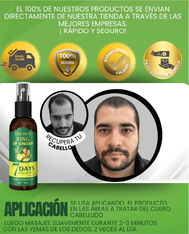 SOLO HOY - Elixir Capilar Para Crecimiento 7 Días - COMPRE 1 Y LLEVA 2