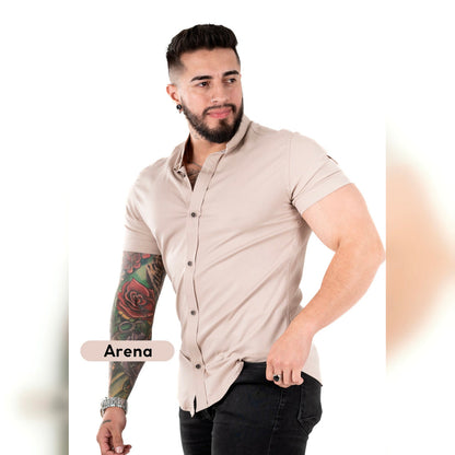 Camisa Manga Corta Cuello Neru Chalis