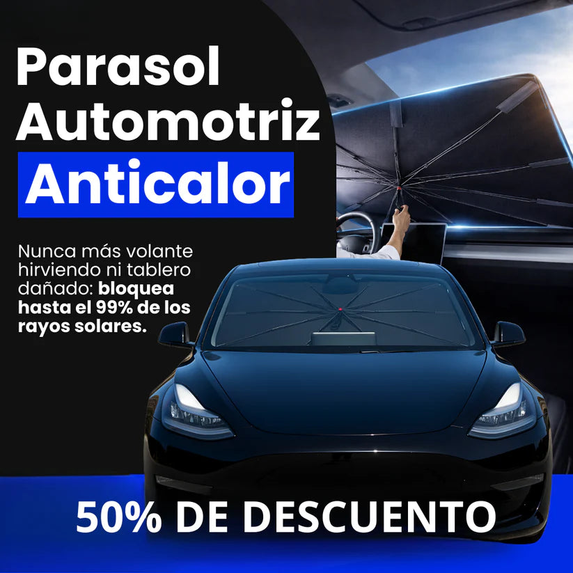 Sombripro® Sombrilla Tapasol para Auto - LA SEGUNDA UNIDAD POR SOLO + $44.000