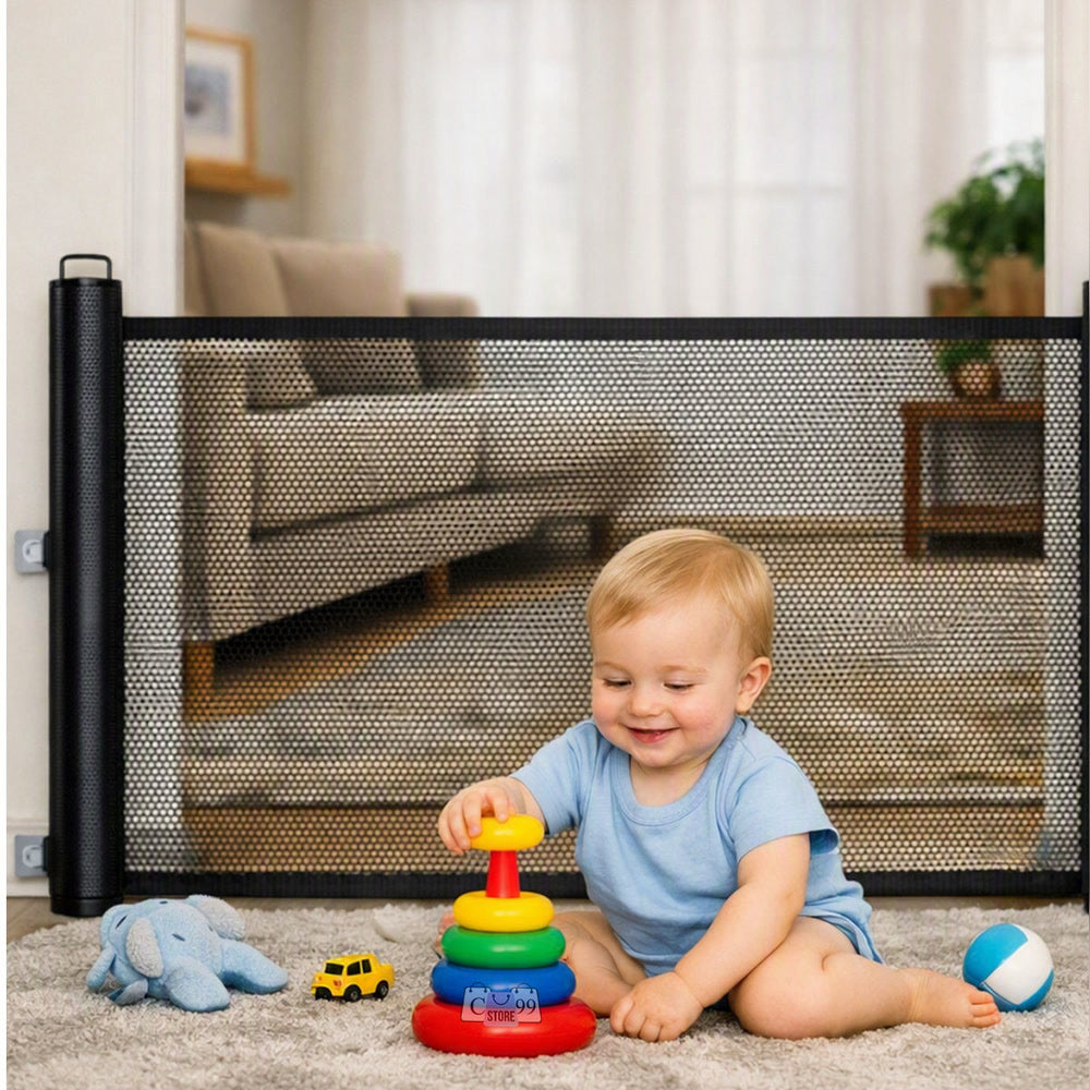 Malla Retráctil Seguridad Mascota -Niños
