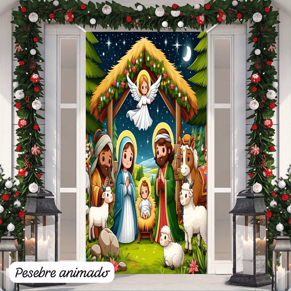 Fundas navideñas para puertas