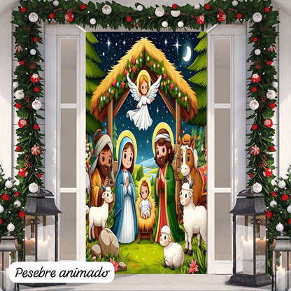 Fundas navideñas para puertas