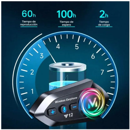 Intercomunicador v10 Bluetooth para tus rutas diarias