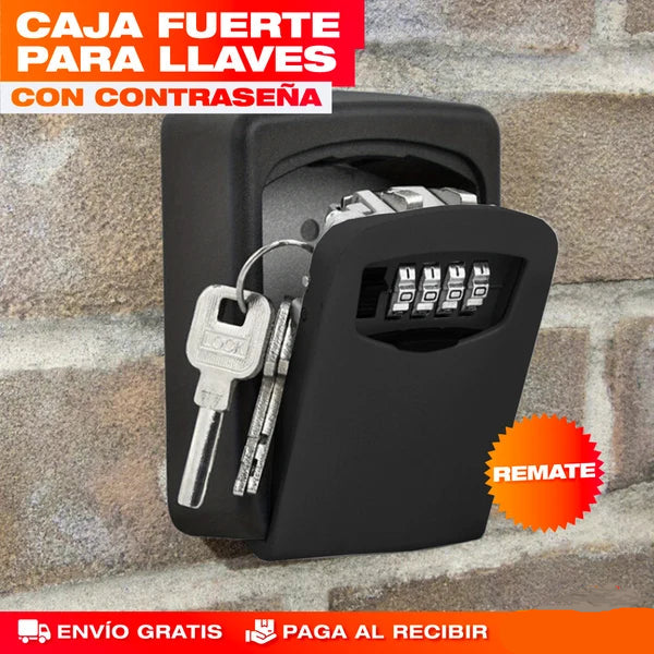 Caja Fuerte para Llaves con Contraseña – Guarda tus Llaves Seguras Sin Esconderlas