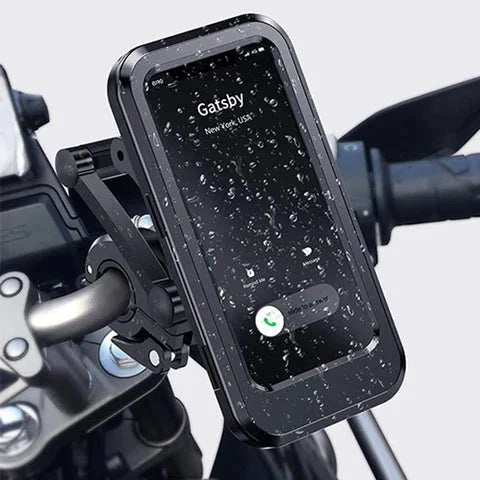 PROTEGE TU CELULAR DE LA LLUVIA Y CAÍDAS - Soporte de Celular Impermeable para Moto y Bici ¡OFERTA IMPERDIBLE!