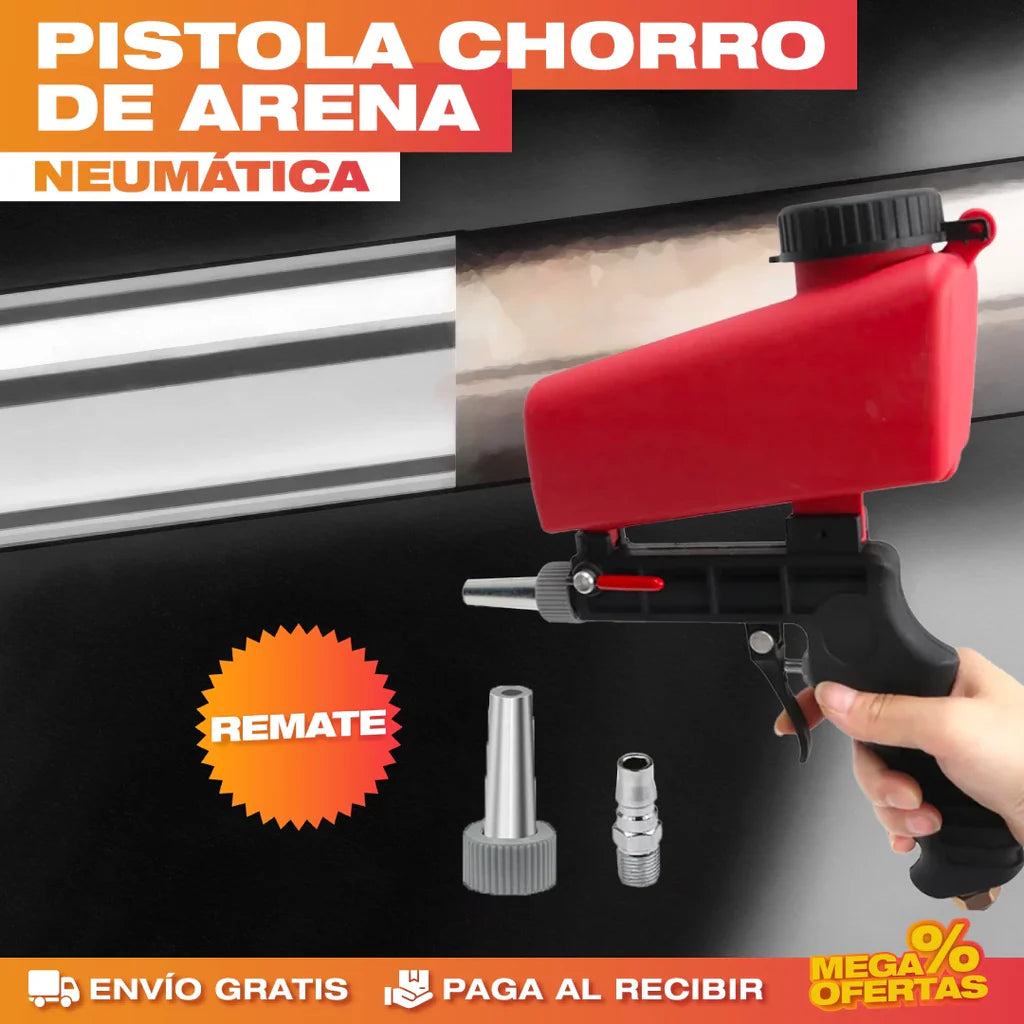 DILE ADIÓS AL ÓXIDO: Pistola de Chorro de Arena - SÚPER PROMO SOLO HOY 35% OFF