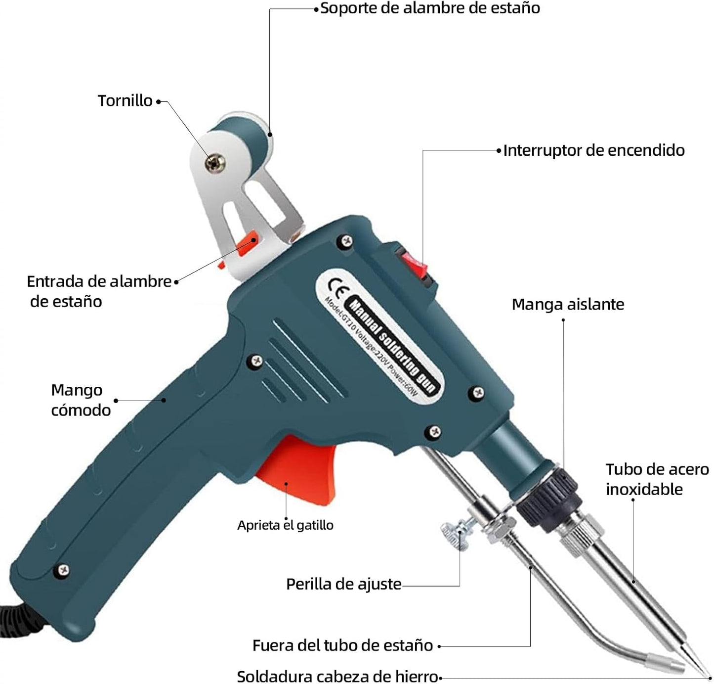 Pistola de Soldar Eléctrica: LA ÚNICA CON CALENTAMIENTO INSTANTÁNEO 30% OFF