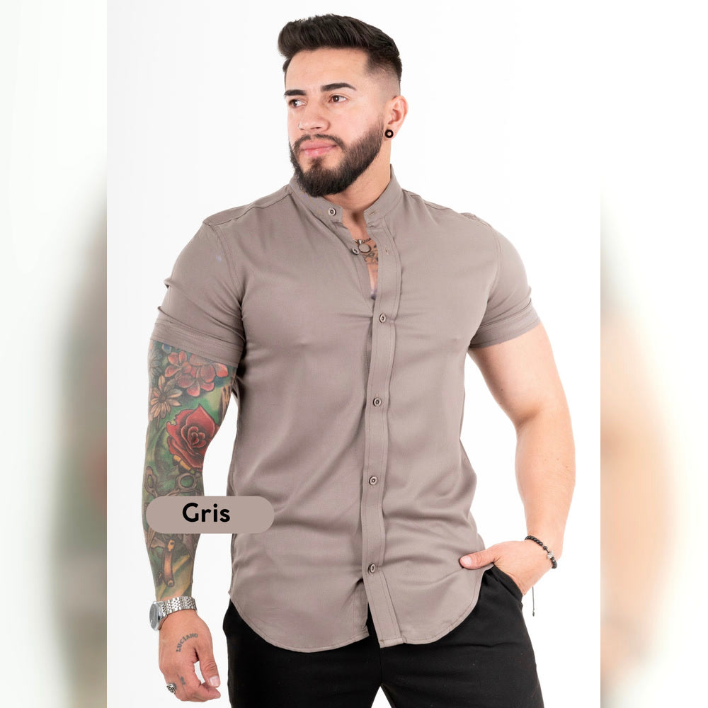 Camisa Manga Corta Cuello Neru Chalis