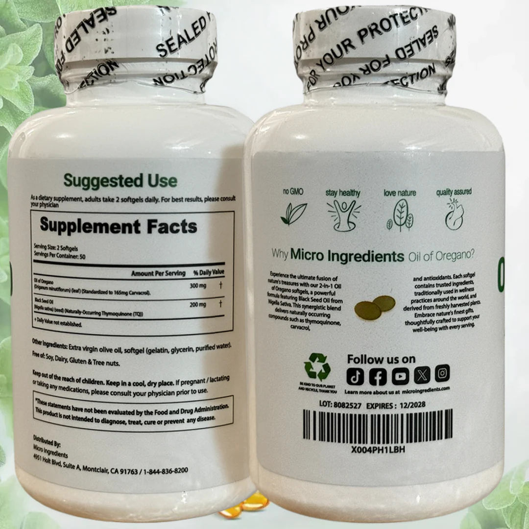 OFERTA IMPERDIBLE COMPRA 1 Y LLÉVATE 2 -ACEITE DE OREGANO – SOLO HOY 50% OFF