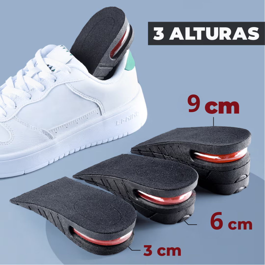 Plantilla Unisex ULTRA COMFORT™ + 3 Niveles Aumento Estatura "GANAS 9 CM"