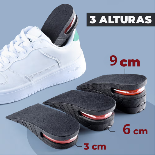 Plantilla Unisex ULTRA COMFORT™ + 3 Niveles Aumento Estatura "GANAS 9 CM"