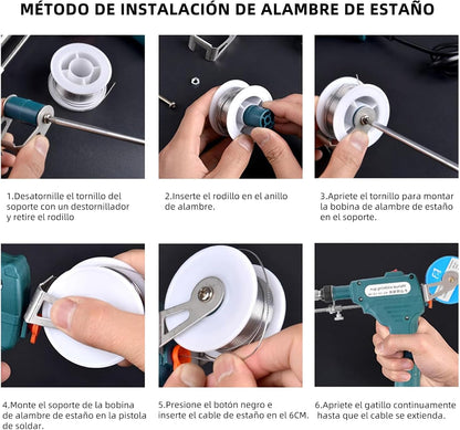 Pistola de Soldar Eléctrica: LA ÚNICA CON CALENTAMIENTO INSTANTÁNEO 30% OFF