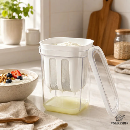 FILTRO DE YOGURTH - Convierte yogur normal en cremoso y firme sin esfuerzo ni desorden en casa