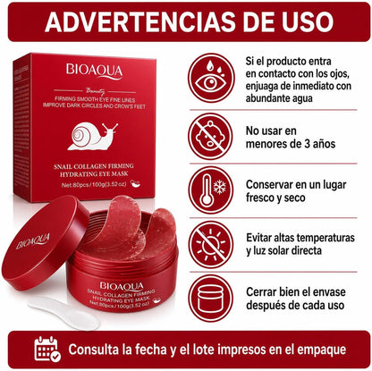 Parches Anti Ojeras BIOAQUA™ - APROBADO POR EXPERTOS