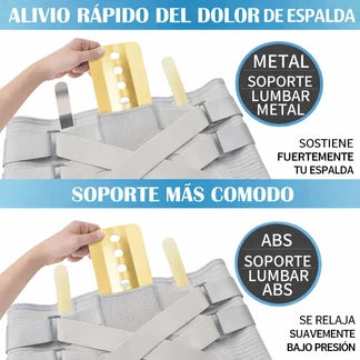 Faja de Soporte Lumbar Ajustable - VULVE A MOVERTE CON SEGURIDAD