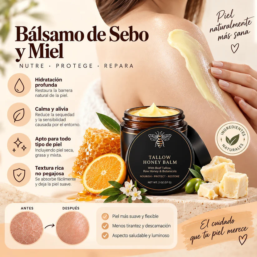 Bálsamo de Sebo y Miel Terra Lotus (60ml) - LA SEGUNDA UNIDAD POR + $39.000 SOLO HOY