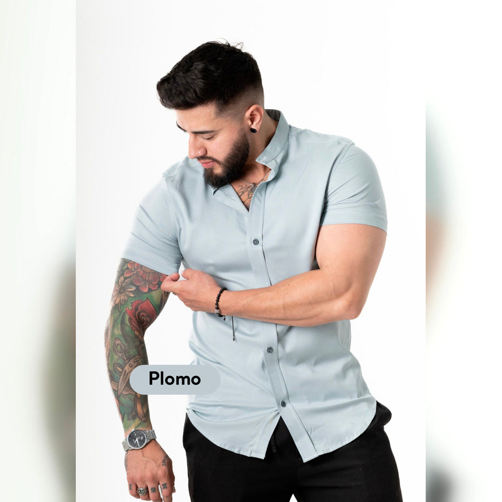 Camisa Manga Corta Cuello Neru Chalis