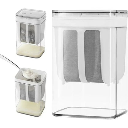 FILTRO DE YOGURTH - Convierte yogur normal en cremoso y firme sin esfuerzo ni desorden en casa