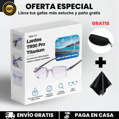 Gafas Titanium TR90 con protección UV400 - HOY LA SEGUNDA UNIDAD POR SOLO + 34.000