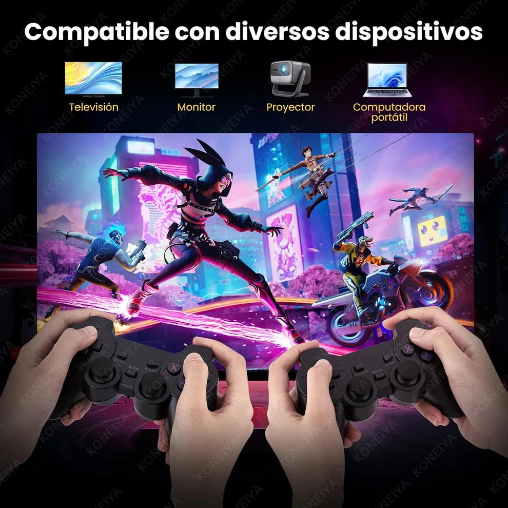 Consola Game Stick® ¡Más de 10.000 juegos retro!  - ÚLTIMO DIA CON 2 CONTROL DE REGALO