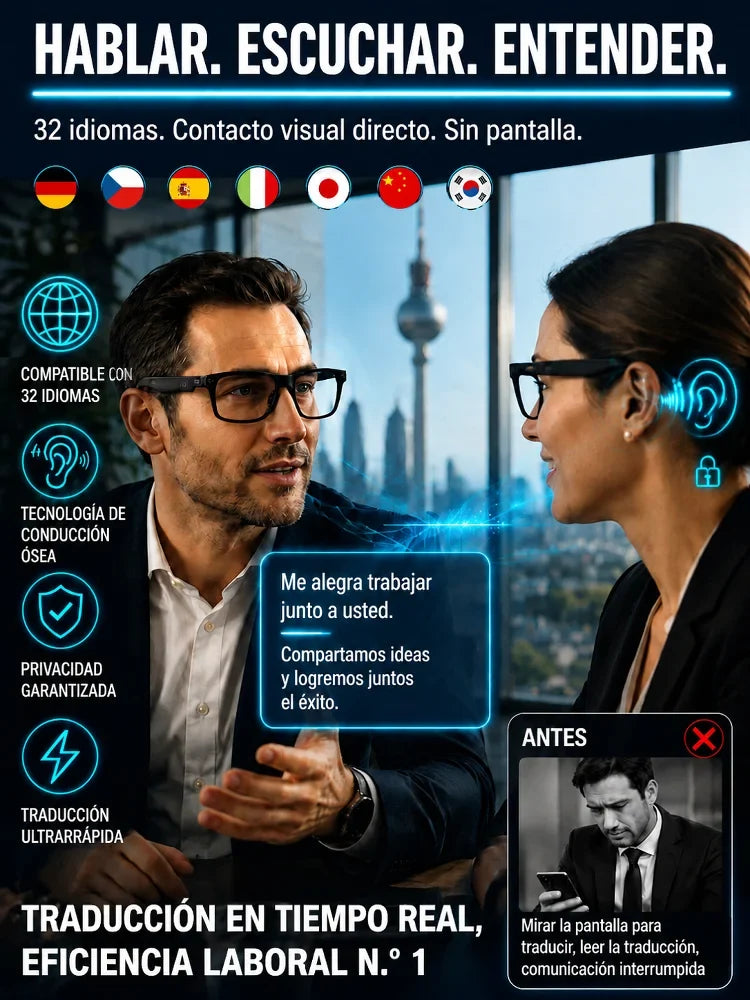 Gafas Sol Inteligentes V1 Pro Bluetooth - TUS OJOS NUESTRA PROMESA