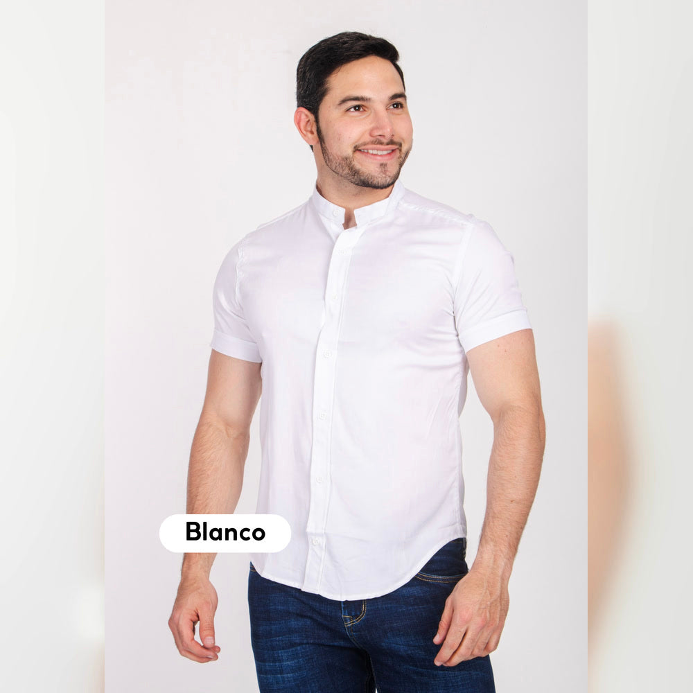 Camisa Manga Corta Cuello Neru Chalis