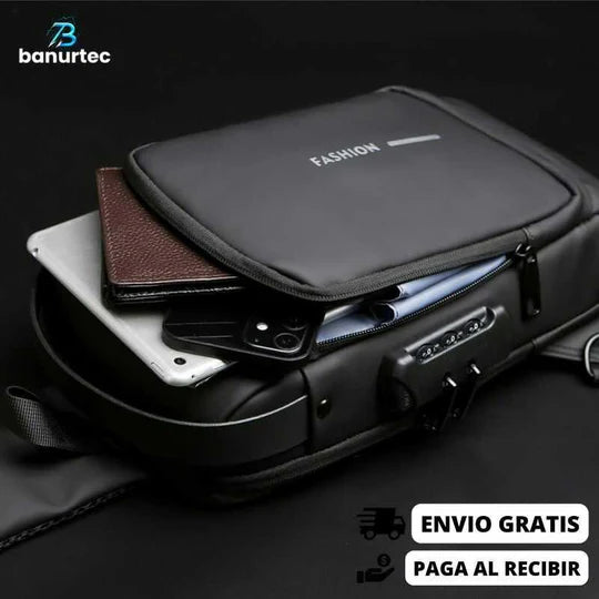 BOLSO IMPERMEABLE DE HOMBRO ANTIRROBO - SOLO HOY 50 % OFF