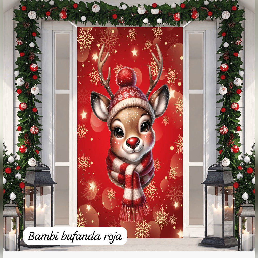 Fundas navideñas para puertas