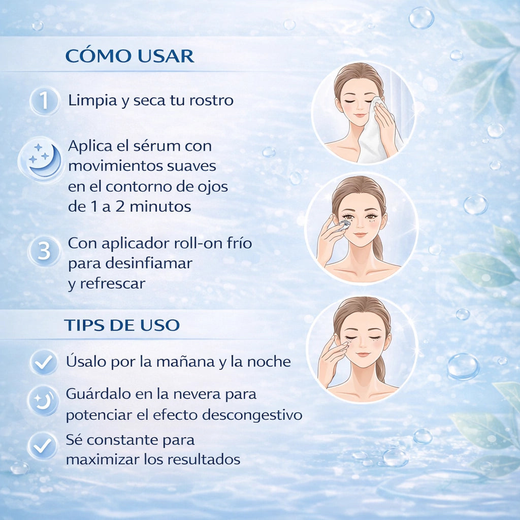 Contorno de Ojos Roll On BIOAQUA - ¡LA SEGUNDA UNIDAD POR SOLO +29.000 HOY!