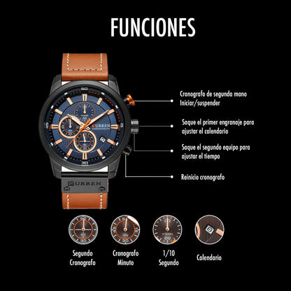 Reloj Curren 8291 Cuero
