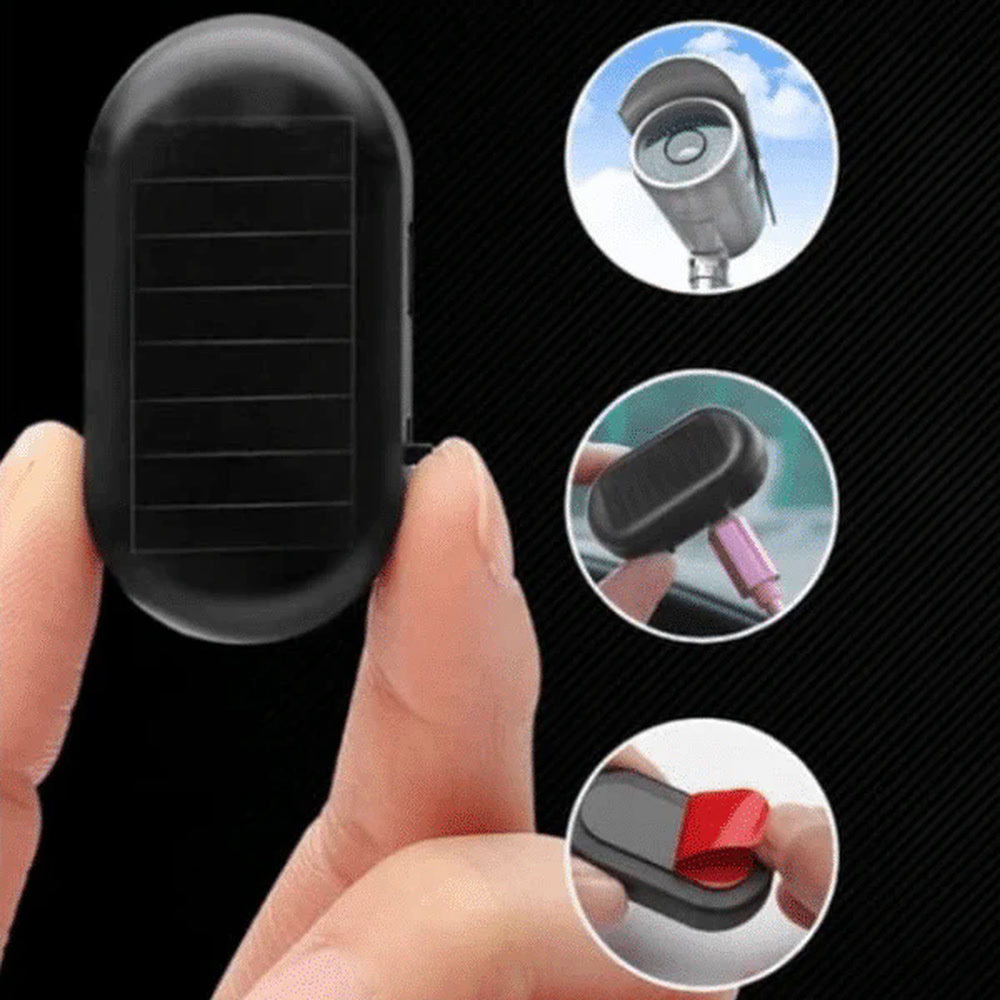 Luz solar seguridad antirrobo carro x2