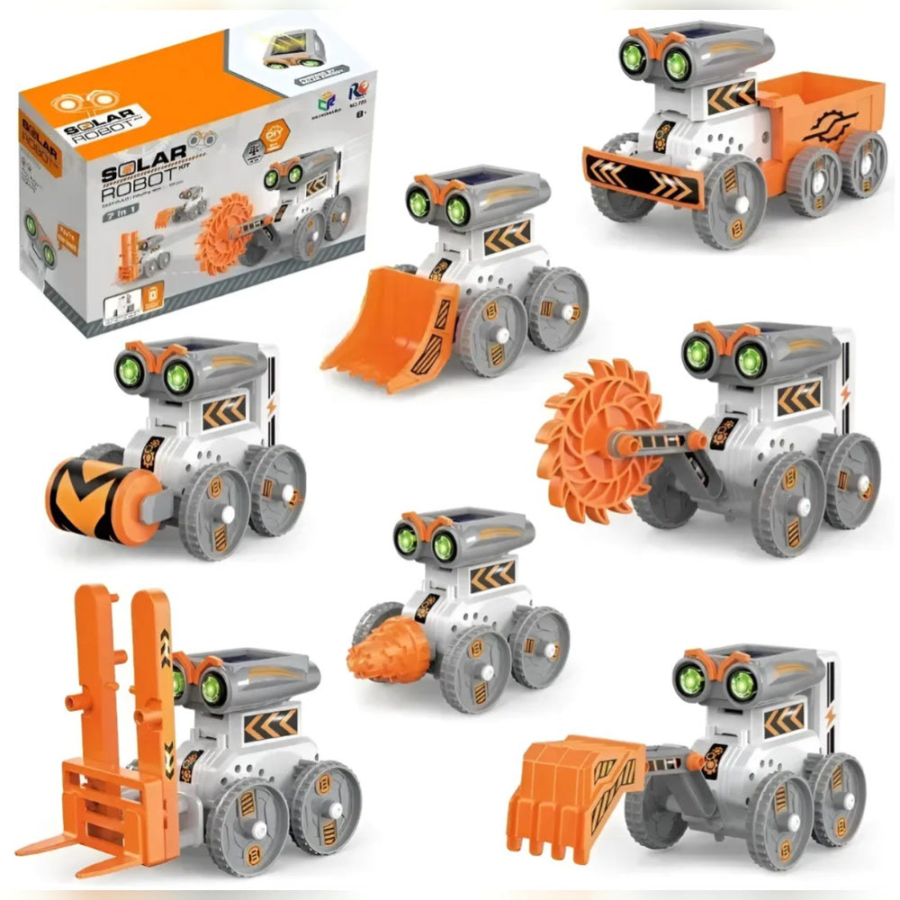 Kit Robot Solar 7en1 Educativo Juguete