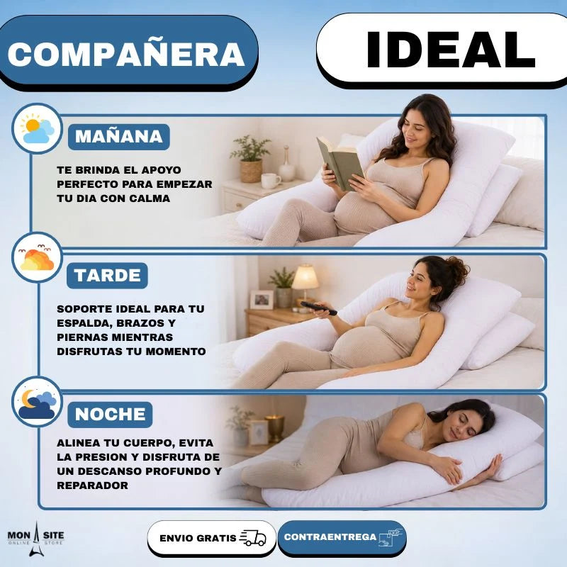 Almohada para embarazadas - Descansa más comoda durante tu embarazo
