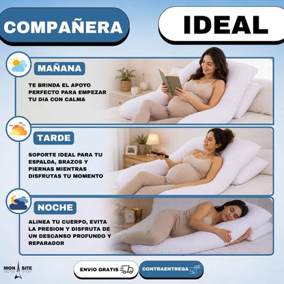 Almohada para embarazadas - Descansa más comoda durante tu embarazo