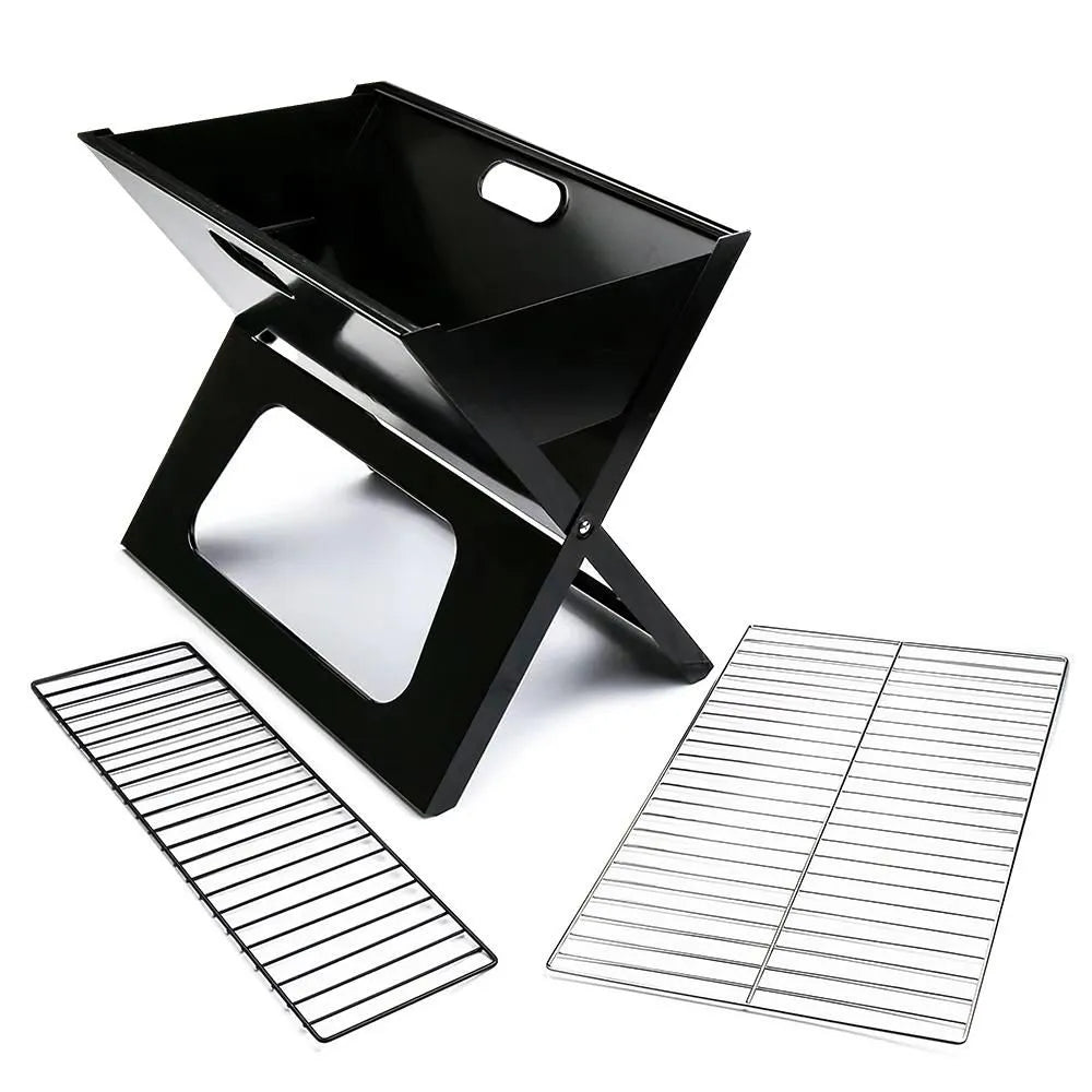 Parrilla Asadora Plegable - ¡CON MATERIAL RESISTENTE HASTA 300°C!