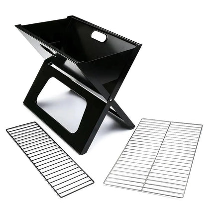 Parrilla Asadora Plegable - ¡CON MATERIAL RESISTENTE HASTA 300°C!